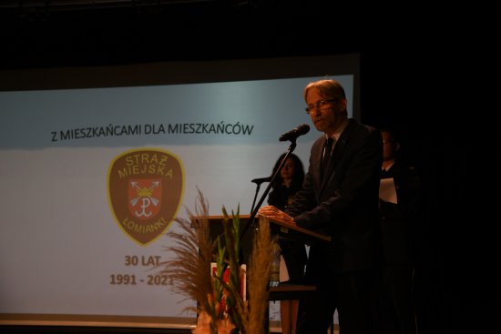 Jubileusz Straży Miejskiej w Łomiankach.