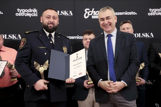 Komendant Straży Miejskiej został jednym z laureatów nagrody Osobowość Roku 2022 z województwa mazowieckiego.